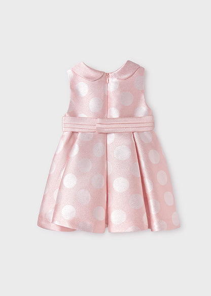 Polka Dot Jacquard-Kleid (SS24) 5007 Pink