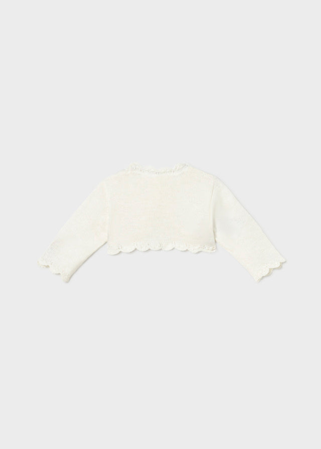 Ζακέτα αμπιγιέ (SS26) 1301 εκρού