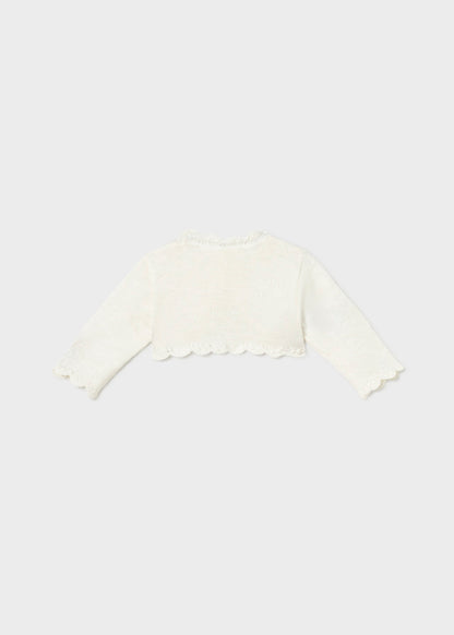 Ζακέτα αμπιγιέ (SS26) 1301 εκρού