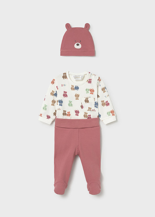 Jacquard-Tupfenkleid-Set (SS24) 1820 weiß 2tlg