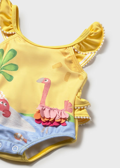 Μαγιό με καπέλο σετ (SS26) 1737 φλοράλ 2τμχ