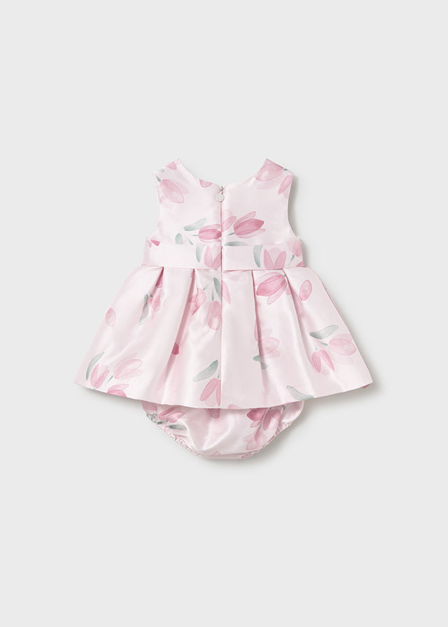 Jacquard polka dot dress set (SS24) 1820 white 2pcs