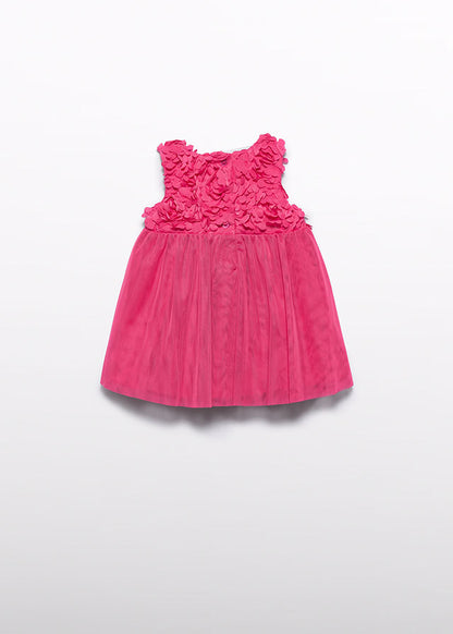 Φόρεμα λουλούδια 3d (SS26) 5021 φούξια