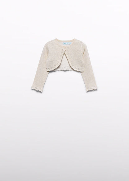 Μπολερό πλεκτό (SS26) 5301 σαμπανιζέ