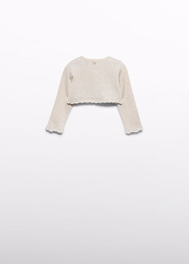 Μπολερό πλεκτό (SS26) 5301 σαμπανιζέ