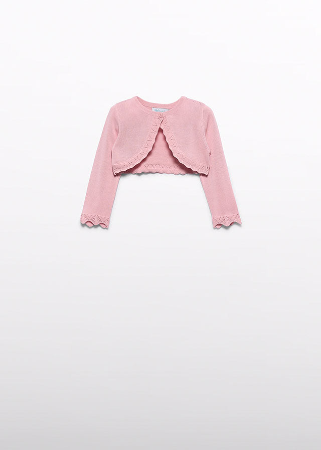 Μπολερό πλεκτό (SS26) 5301 ροζ