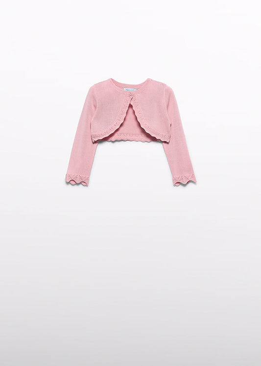 Μπολερό πλεκτό (SS26) 5301 ροζ