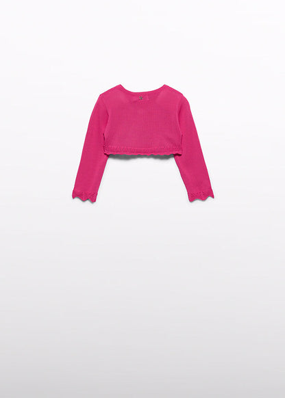 Μπολερό πλεκτό (SS26) 5301 φούξια