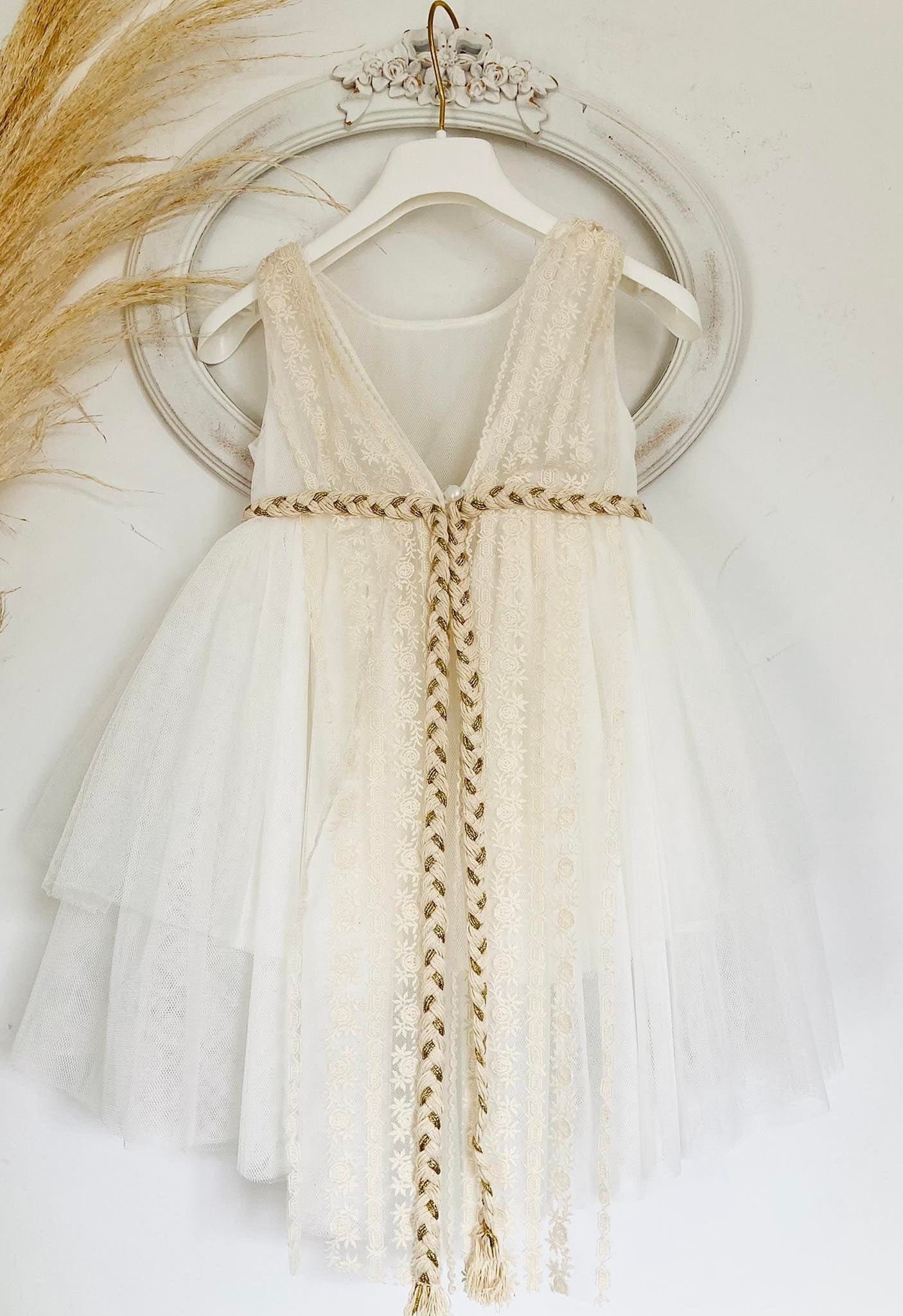 Christening dress DS22101 off-white