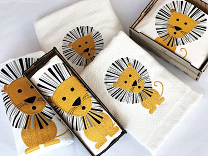 Baby dowry set Alex the Lion yellow 14pcs