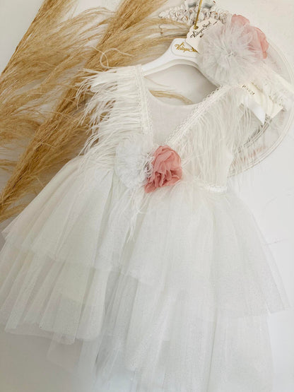 Christening dress DS22301 off-white 