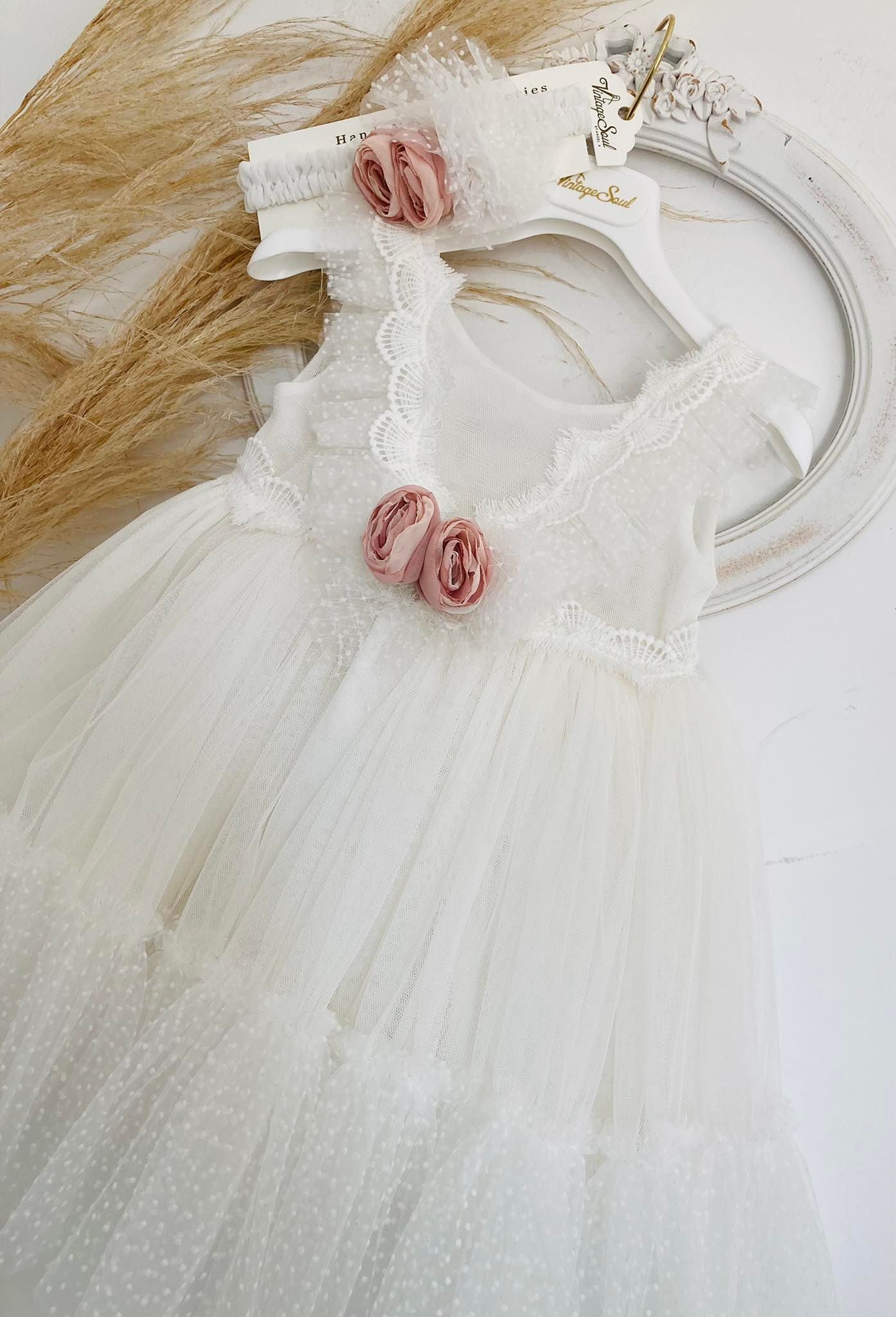 Christening dress DS23500 off-white 