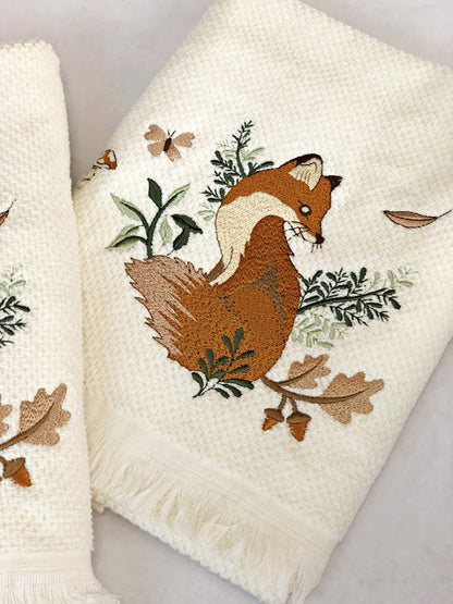 Baby gift set Fox in the Pine brown 14pcs