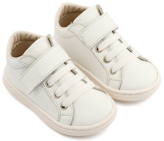 Babywalker Mονόχρωμο Σνίκερ με Μπαρέτα Χρατς BS3062 Λευκό