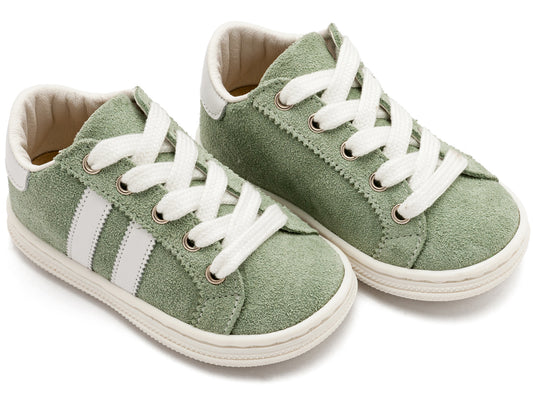 Babywalker Δετά Δίχρωμα Σνίκερς  BS3086 Μέντα Λευκό