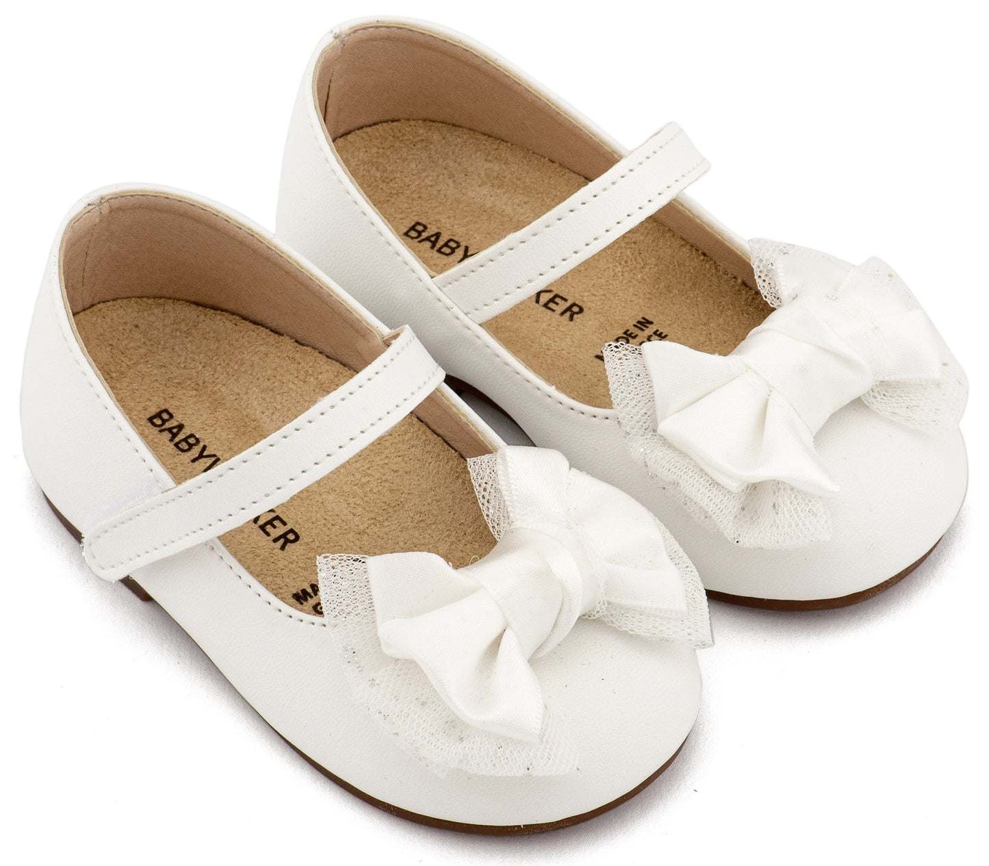 Babywalker Single-barreled shoe with bow BS3500