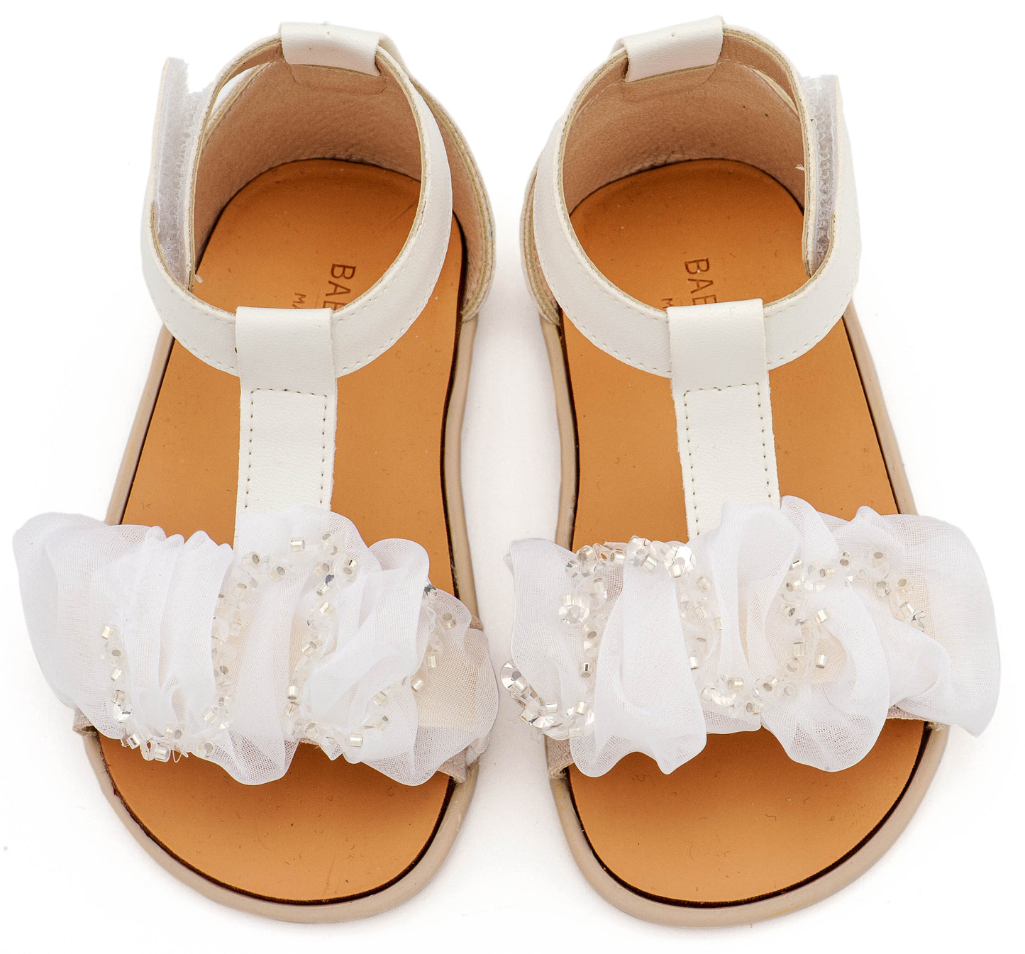 Babywalker Πέδιλο με Διακοσμητικό Οργάντζας BS3601 Λευκό
