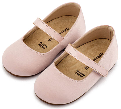 Babywalker Γοβάκι Μονή Μπαρέτα BS3603 Ροζ Αντικέ