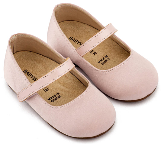 Babywalker Γοβάκι Μονή Μπαρέτα BS3603 Ροζ Αντικέ