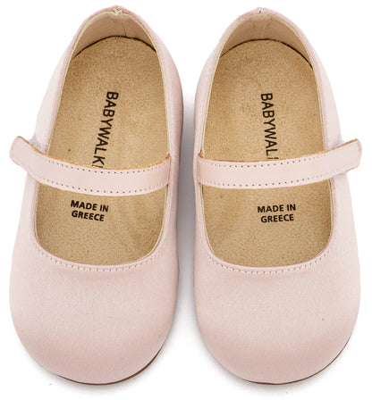 Babywalker Γοβάκι Μονή Μπαρέτα BS3603 Ροζ Αντικέ