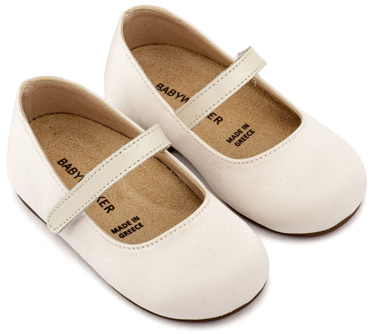 Babywalker Γοβάκι Μονή Μπαρέτα BS3603 Εκρού