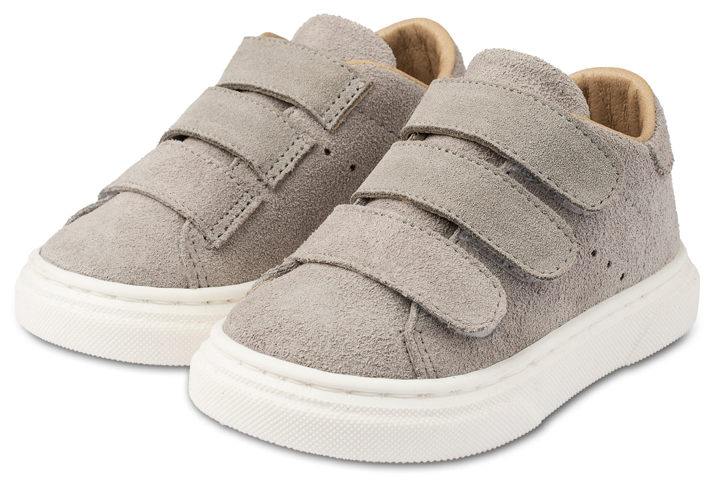 Monochromer Sneaker mit Triple Barette Hats BW4254 Grau