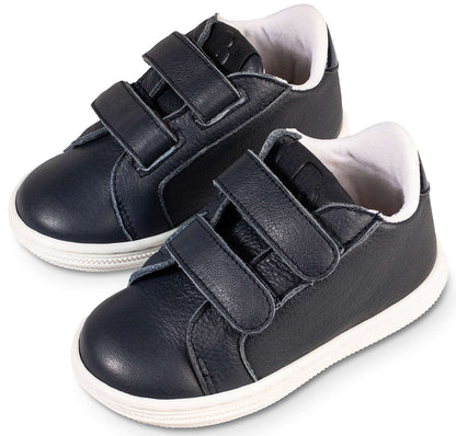 Monochrome Sneaker with Double Barette Hats BW4256 Blue