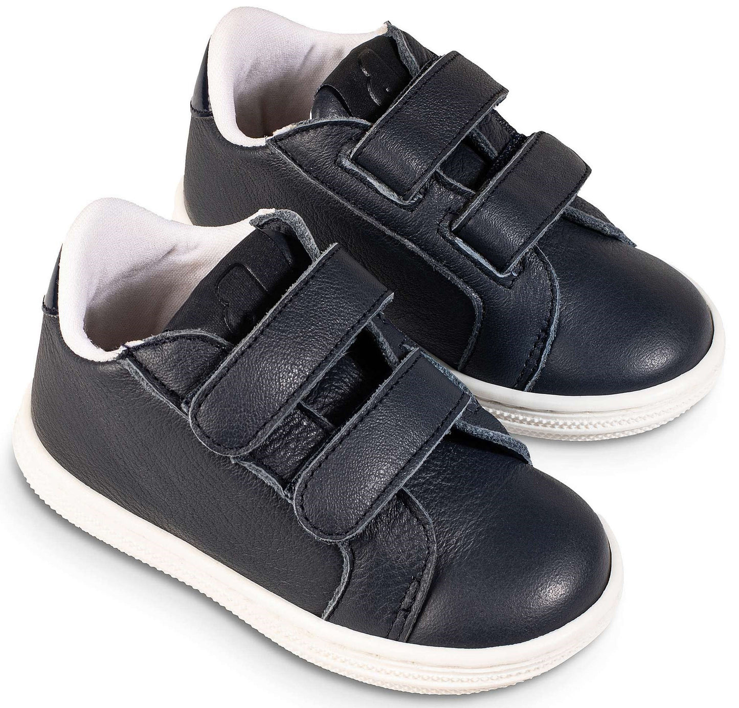 Monochrome Sneaker with Double Barette Hats BW4256 Blue