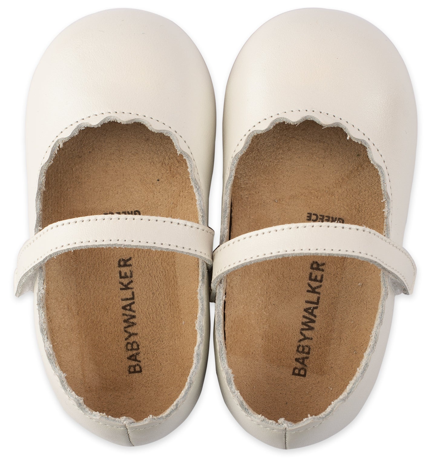 Babywalker French Slipper with Decorated Heel of Flowers BW4503