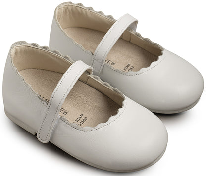 Babywalker French Slipper with Decorated Heel of Flowers BW4503