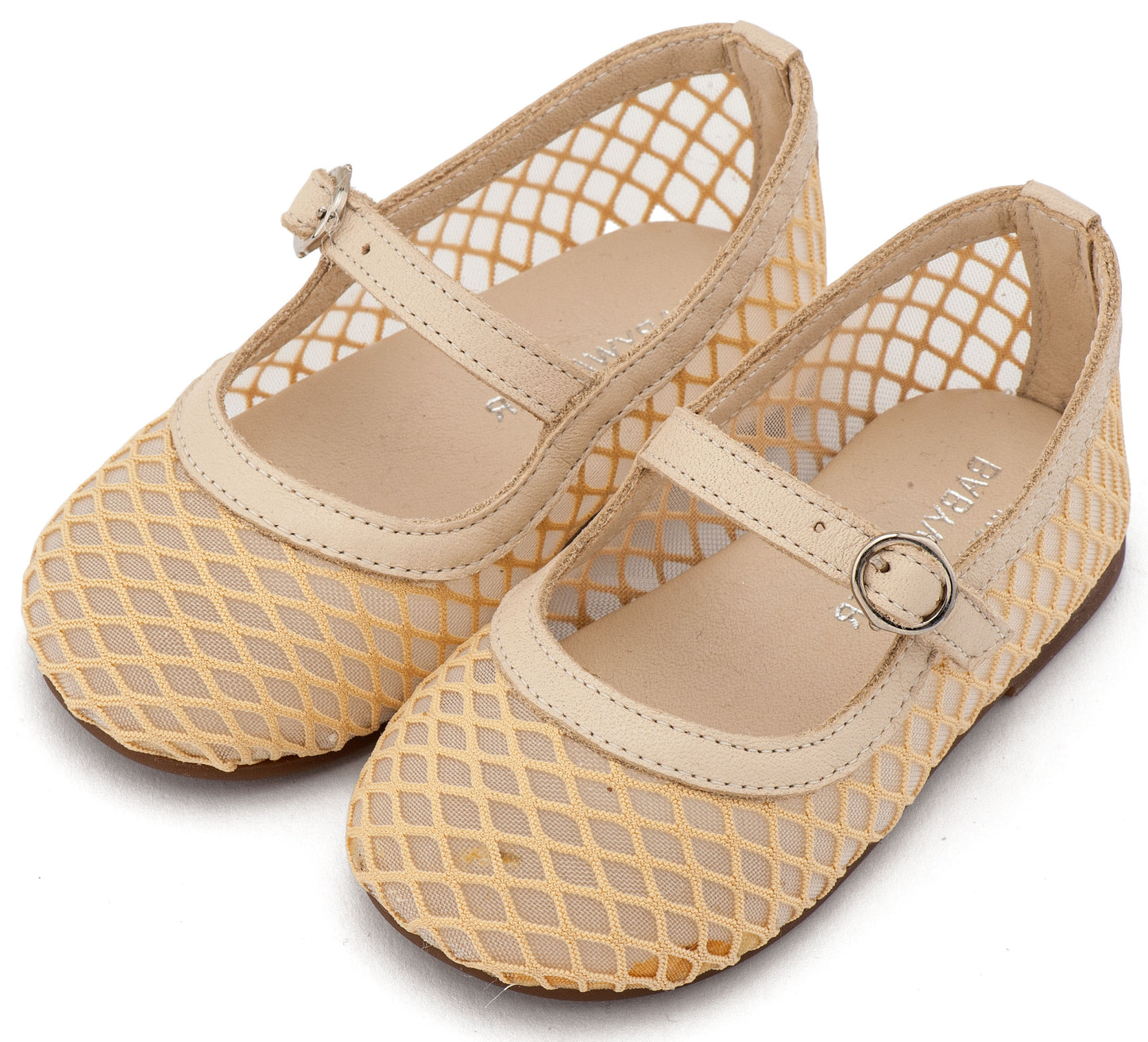 Babywalker Γοβάκι Μονή Μπαρέτα με Δίχτυ BW4881 Μπεζ