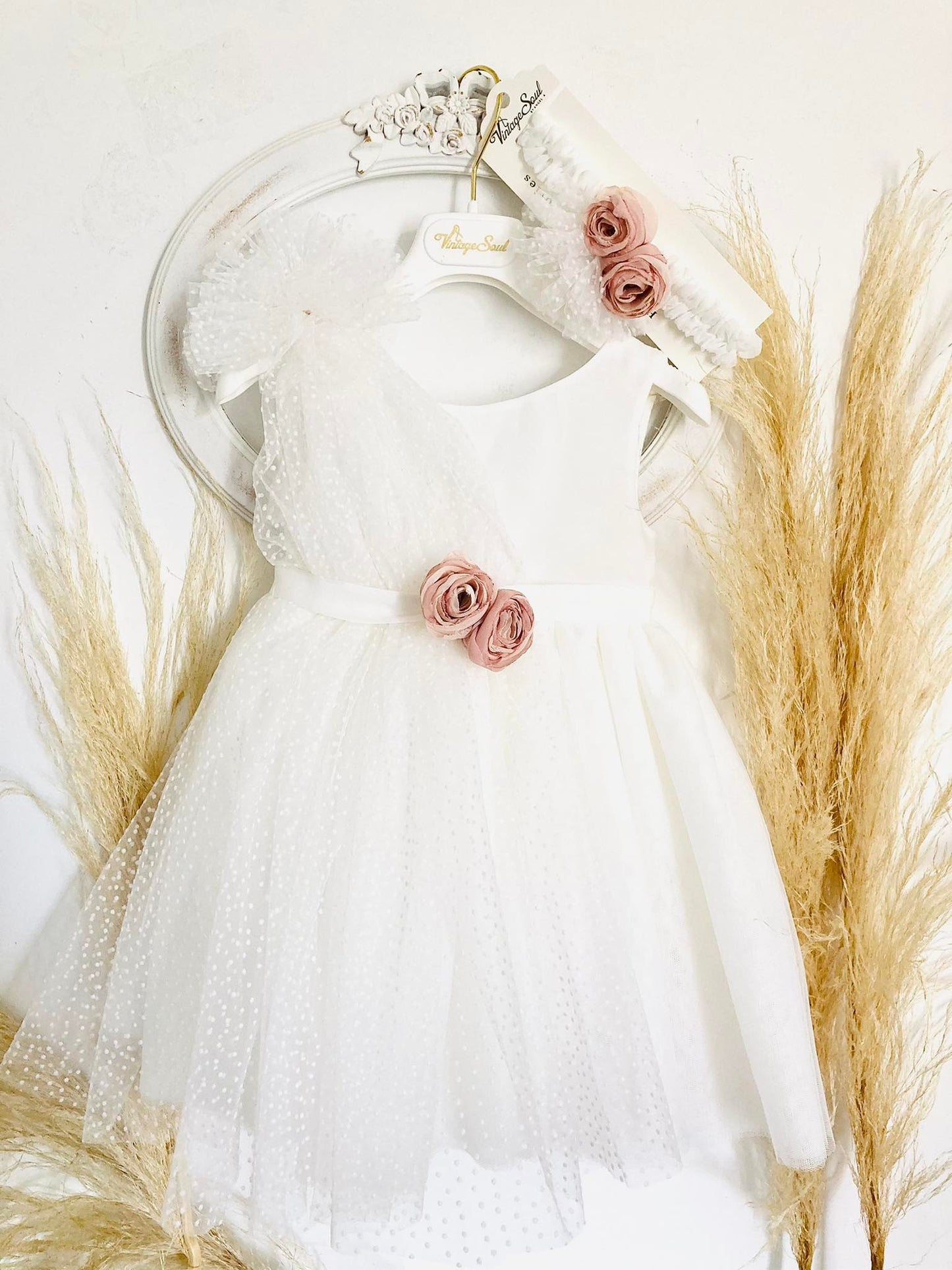 Christening dress DS22600 off-white 