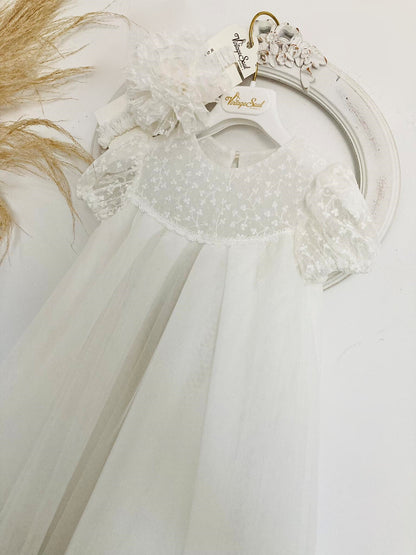 Christening dress DS24001 off-white 