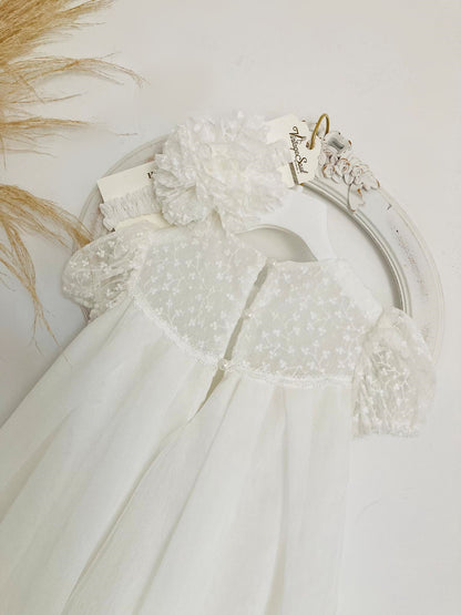 Christening dress DS24001 off-white 