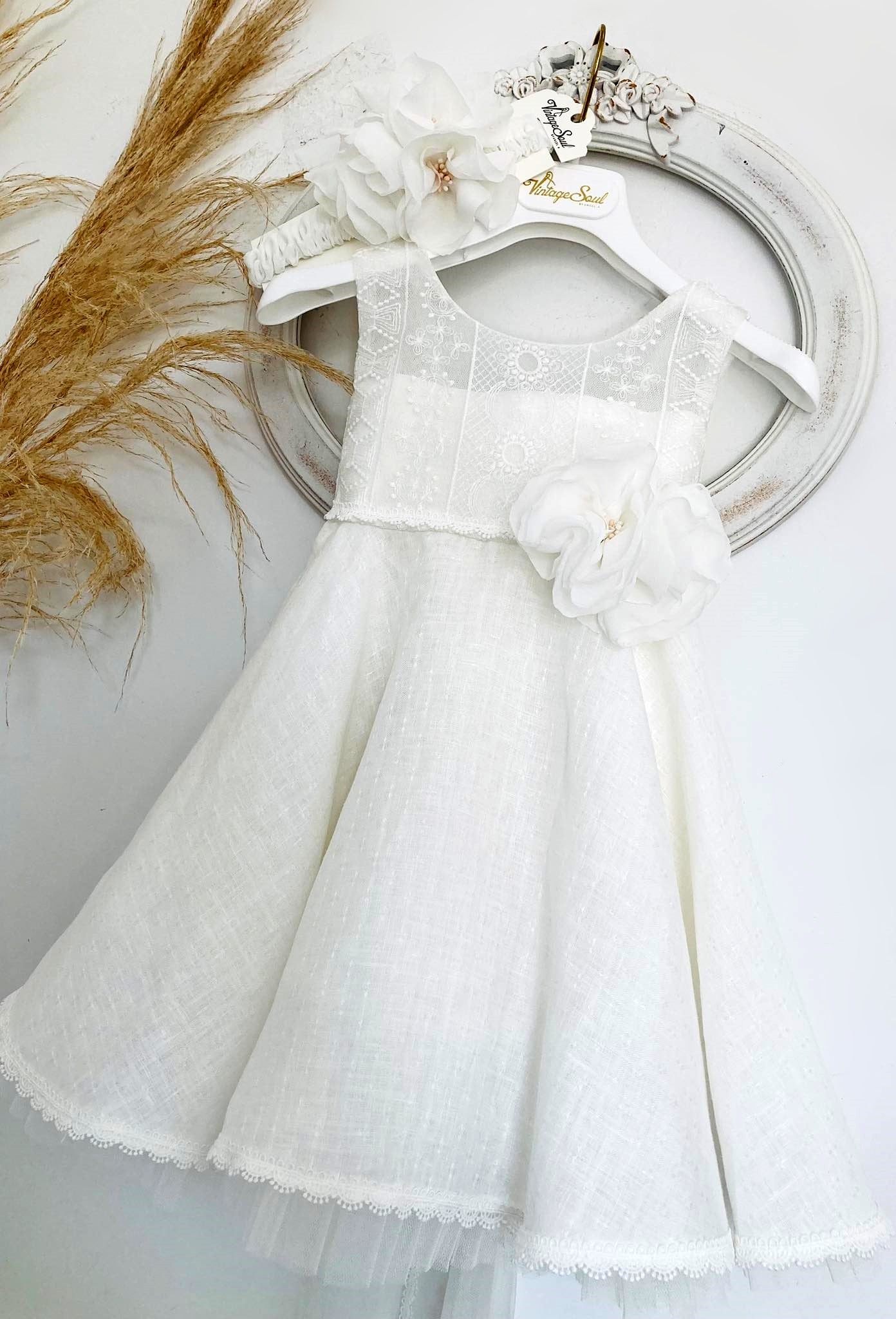 Christening dress DS24004 off-white 