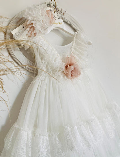 Christening dress DS24005 off-white 