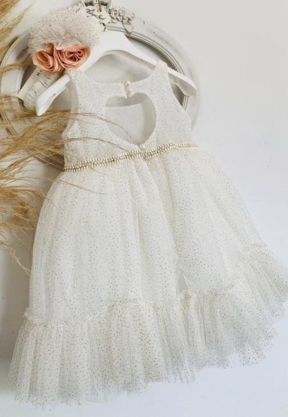 Christening dress DS24010 off-white 