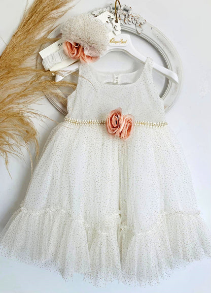 Christening dress DS24010 off-white 