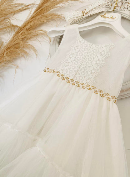 Christening dress DS24016 off-white 