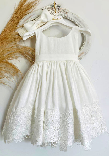 Christening dress DS24002 off-white 