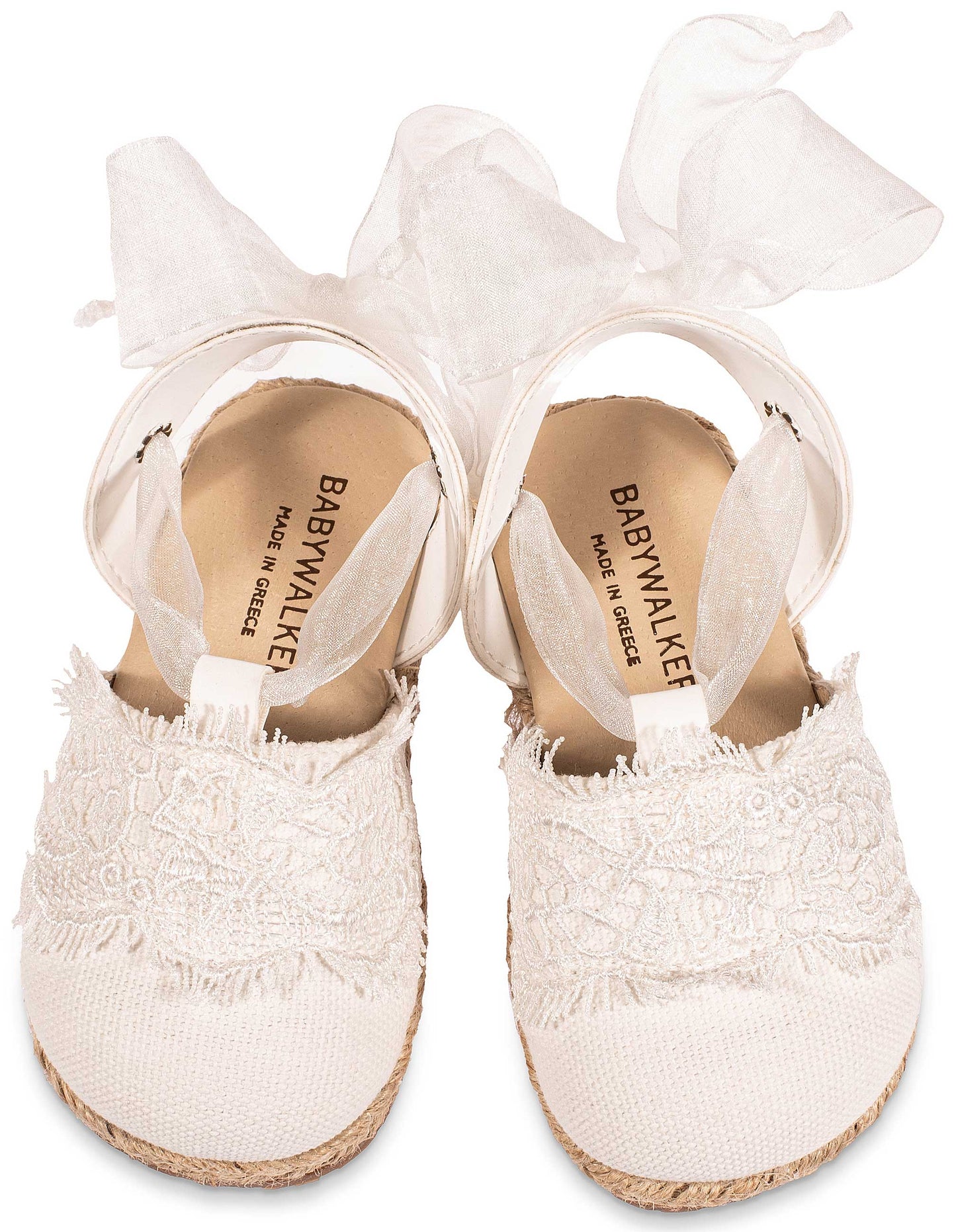 Babywalker Leather Clogs with Handmade Flower EXC5772