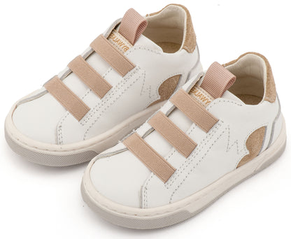 Babywalker Sneaker Παντοφλέ με Λαστιχάκια EXC8005 Λευκό Μπεζ