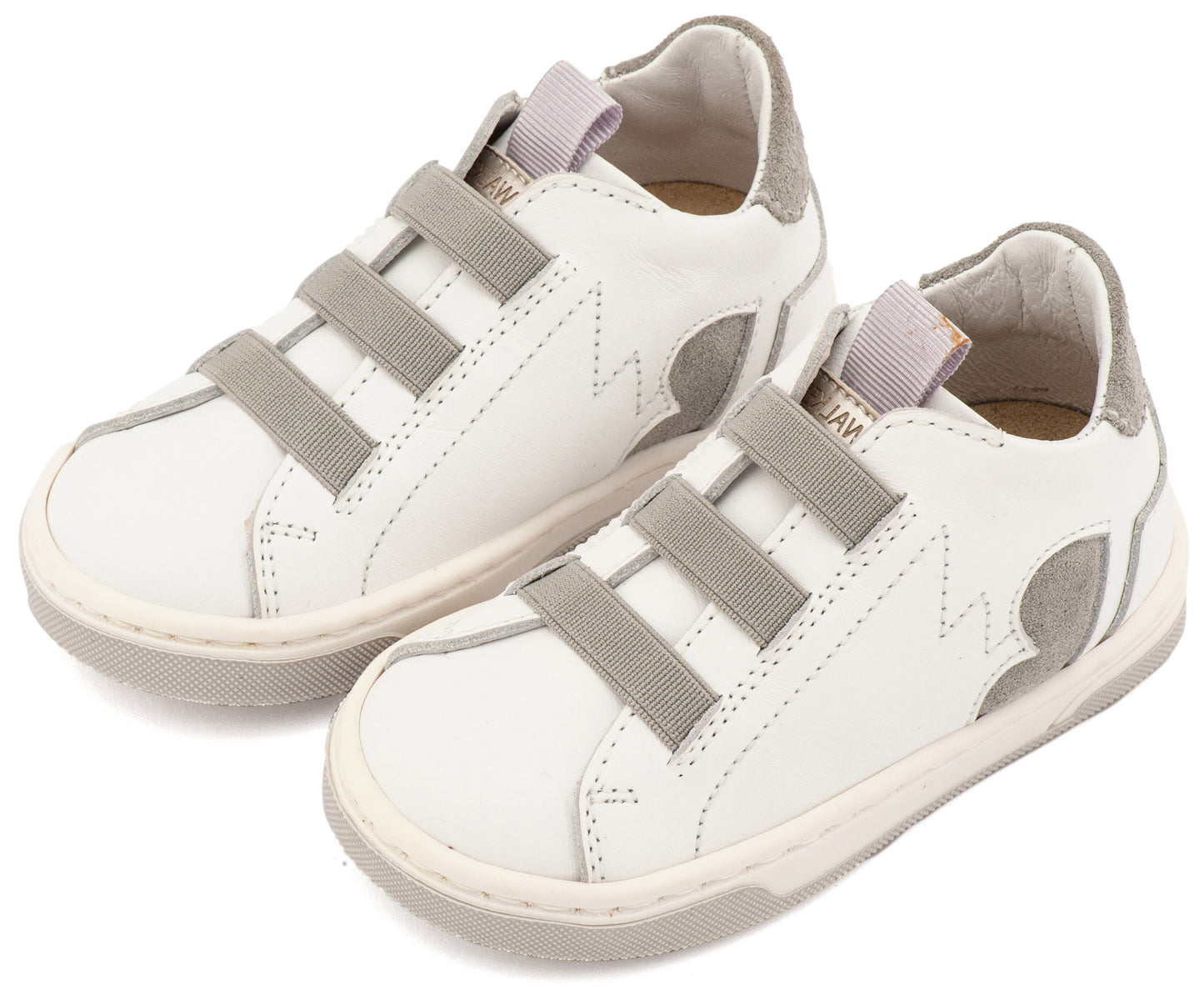 Babywalker Sneaker Παντοφλέ με Λαστιχάκια EXC8005 Λευκό Γκρι