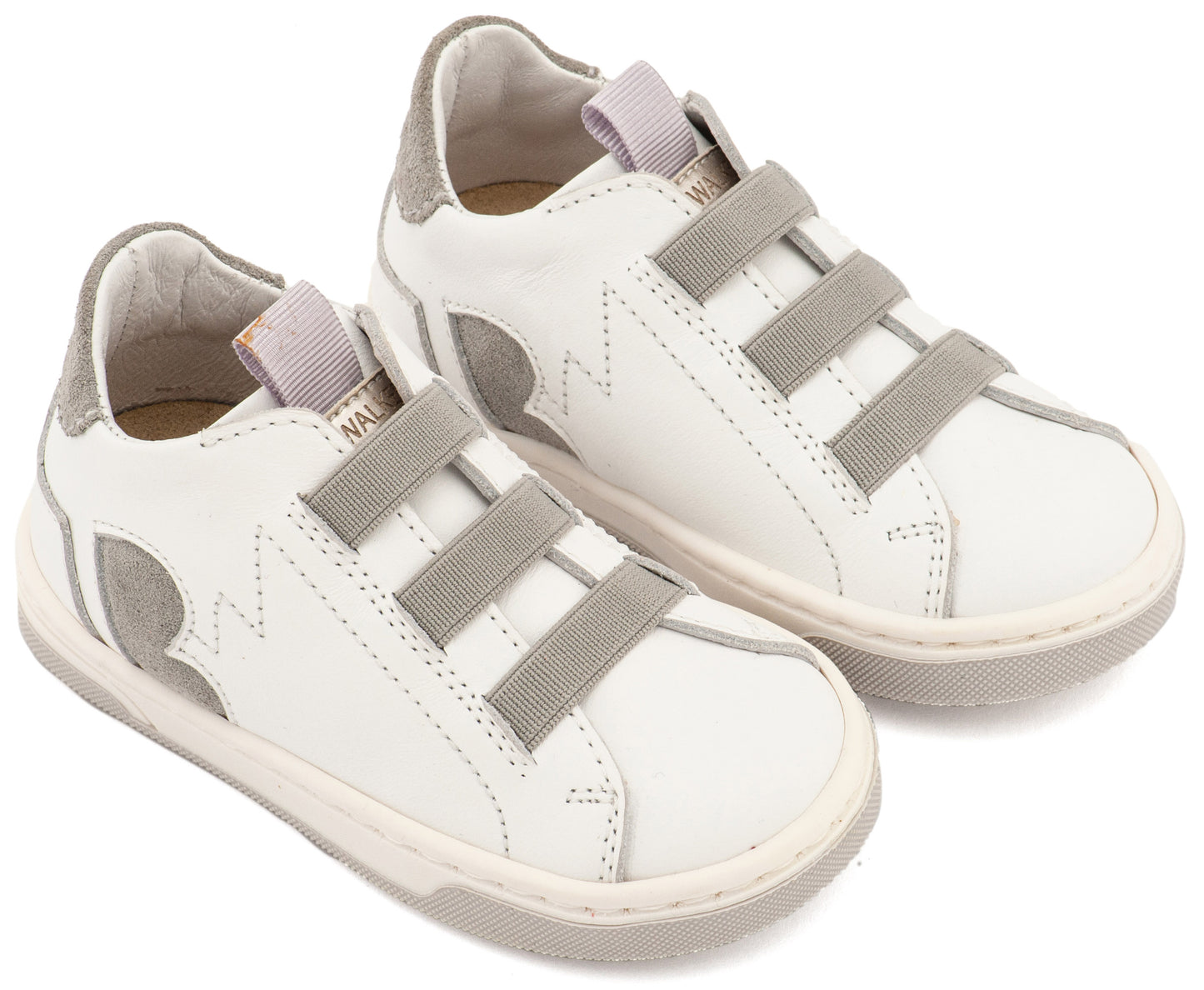 Babywalker Sneaker Παντοφλέ με Λαστιχάκια EXC8005 Λευκό Γκρι