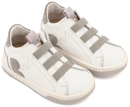 Babywalker Sneaker Παντοφλέ με Λαστιχάκια EXC8005 Λευκό Γκρι