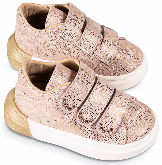 Sneakers with Swarovski Crystals LU6109 Antique Pink 