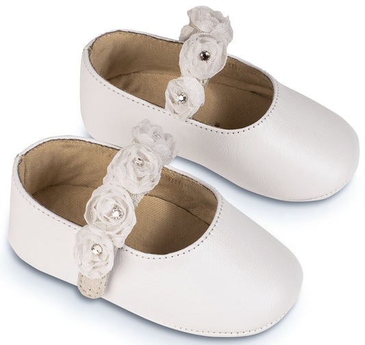 Babywalker Γοβάκι Μονή Μπαρέτα MI1638 Λευκό