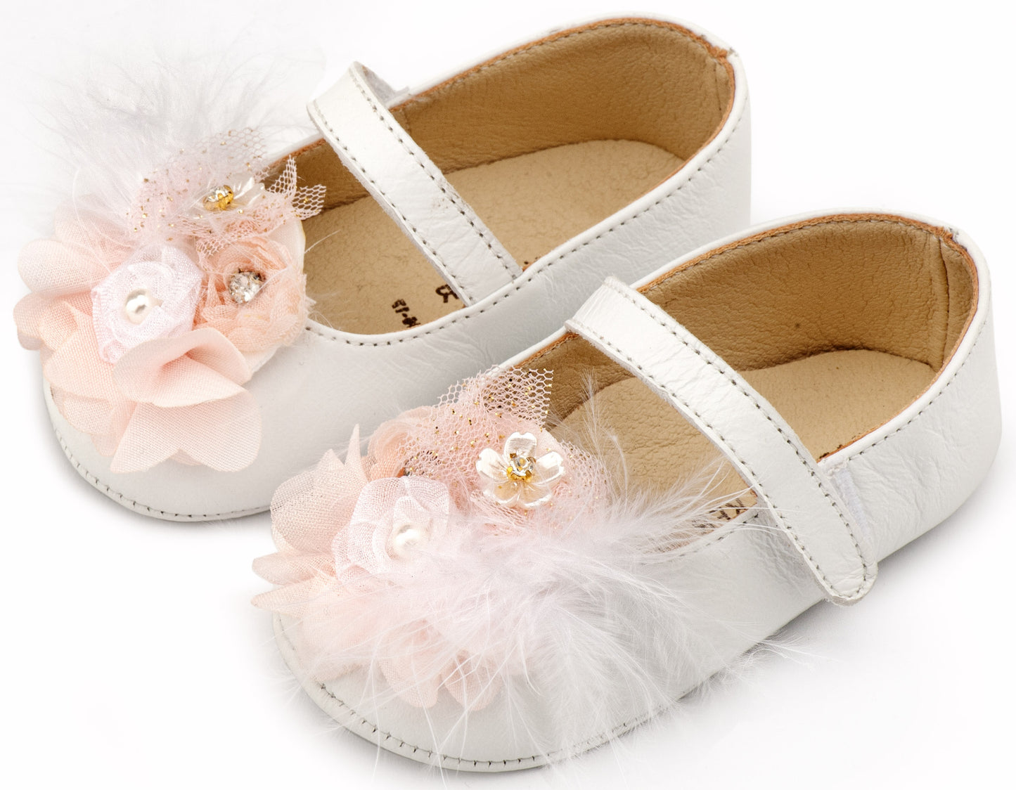 Lauflernschuh Ballerina mit Knöchelriemen MI1506