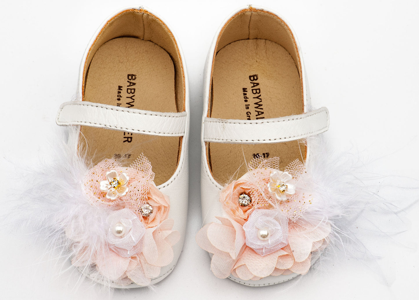 Lauflernschuh Ballerina mit Knöchelriemen MI1506