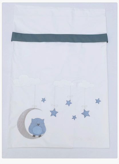 Baby gift set Dreamy Owl blue 17pcs